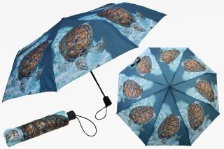 Obrázek z Deštník skládací 29cm - mořská želva (12) 